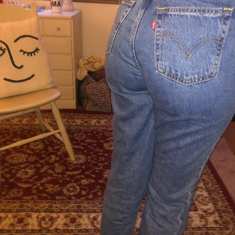 levi’s high loose taper jeans